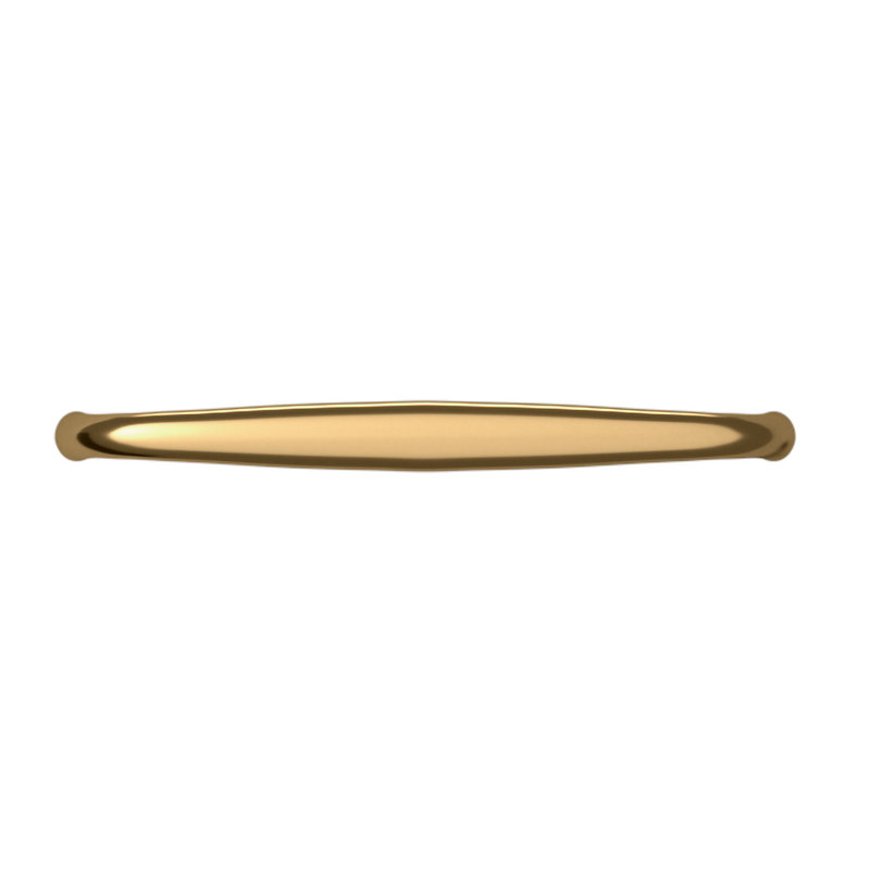 4401 Oval Pull, 6" CTC, Polished Brass