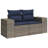  8 Piece Patio Sofa Set With Cushions Gray Poly Rattan-1548729906-1548729910