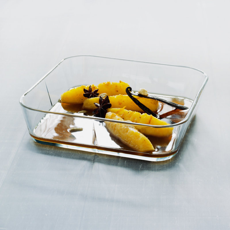 Grand Cru Square Lead-free Glass Baker
