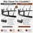 Adriana 47" W 16-Light Dimmable Wagon Wheel Chandelier with Sloped Ceiling Adapter-1157561444