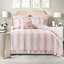 Striped and Toile Comforter Set