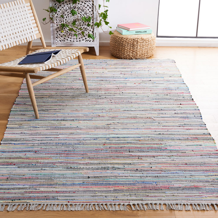 Mireia Rug Hand Woven Cotton Striped Rug