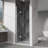 Pivot Shower Doors, Frameless Bi-Fold Swing Shower Door,1/4" (6Mm) Clear Tempered Glass, Chrome Finish Hardware, Reversible Installation