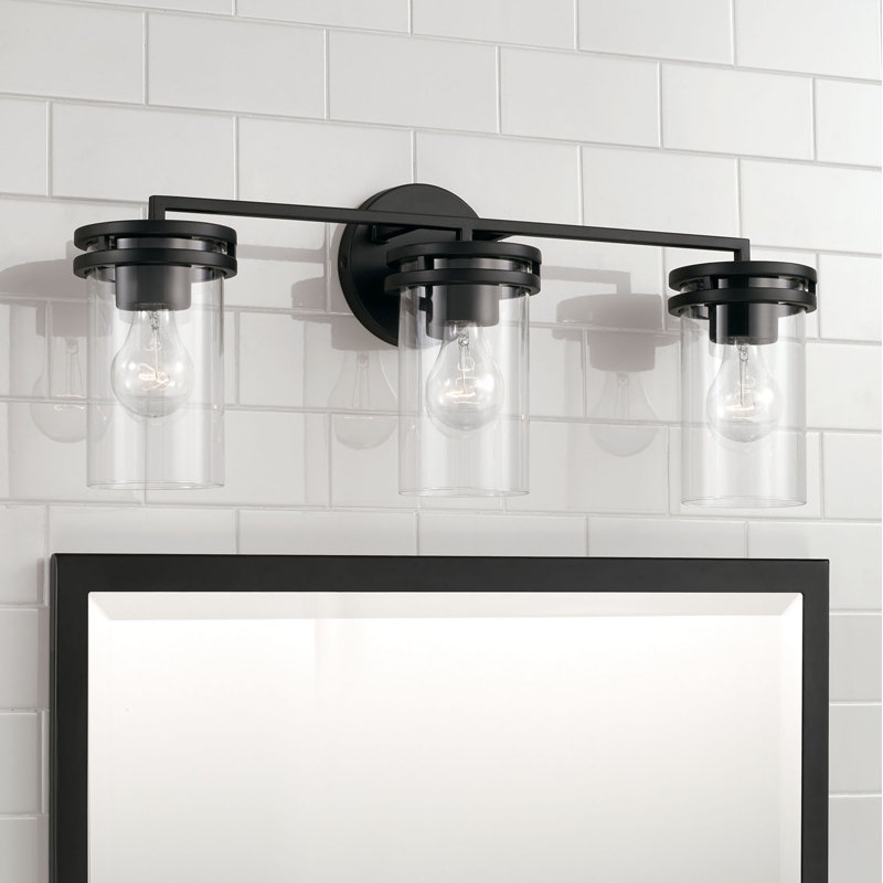 Zirkel 3 - Light Dimmable Vanity Light, Matte Black