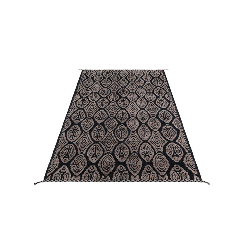 Iniguez Black Rug