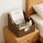 2-Pack Round Paper Rope Storage Baskets, Wicker Pantry Organizers For Shelves & Kitchen Counter, Brown-1295515449-1295515451