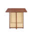 Bureau de salle à manger en bois chinois rétro, couleur noyer pour la pièce, table de bureau en bois massif, bureau à la maison rétro, salon-442642242-442642244
