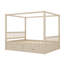 Lit à baldaquin en bois avec tiroirs de rangement intégrés-1219839467-1219839471