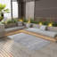 Clemmer Double Layer Jacquard Indoor / Outdoor Area Rug-1944016809