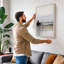 Misty Waterside Scandinavian - Wrapped Canvas-309938889-309938911