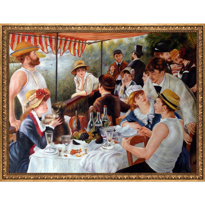 « repas of the voiliering party » par pierre-auguste renoir-picture cadre, reproduction d’art sur toile