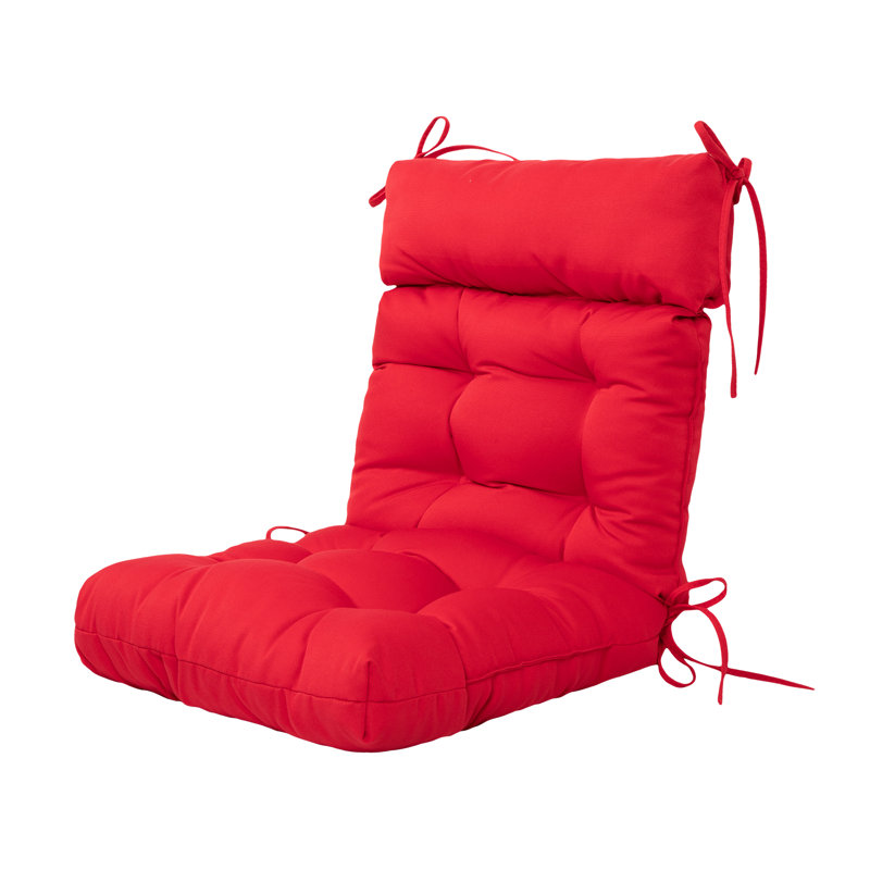 Cassella Outdoor 4'' Seat Cushion, Red