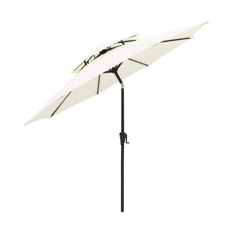 Parasol de marché Fruge 108 po, Ivoire