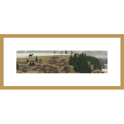 «St. Croix Rider» par Alex Colville - impression giclée encadrée