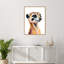 «Meercat» par Gombosi, reproduction d'art sur toile encadrée-2072476268