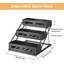 Freestanding Spice Rack with Adjustable Racks
