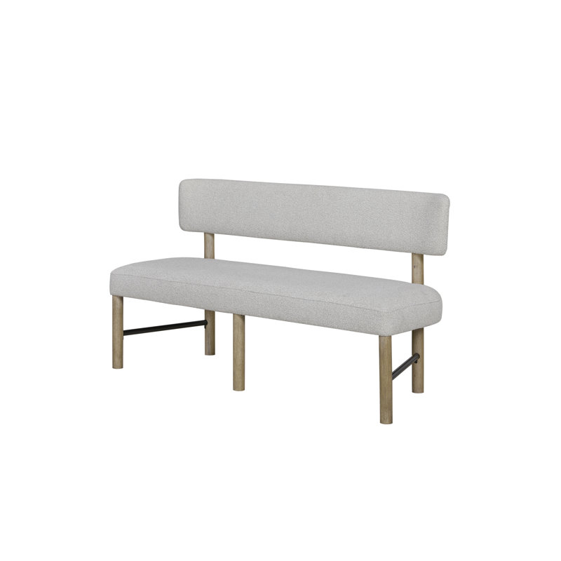 Banc de salle à manger rembourré Zina