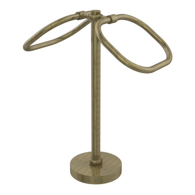 Towel Ring, Antique Brass