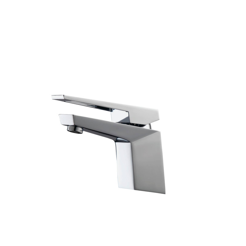 Robinet pour salle de bain à poignée simple Aqua, Chrome