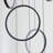 Fredel 7 - Light Dimmable LED Geometric Chandelier Hanging Pendant for Staircase Stairs