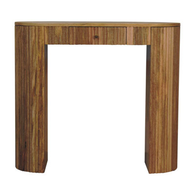 Console droite en bois massif Soba