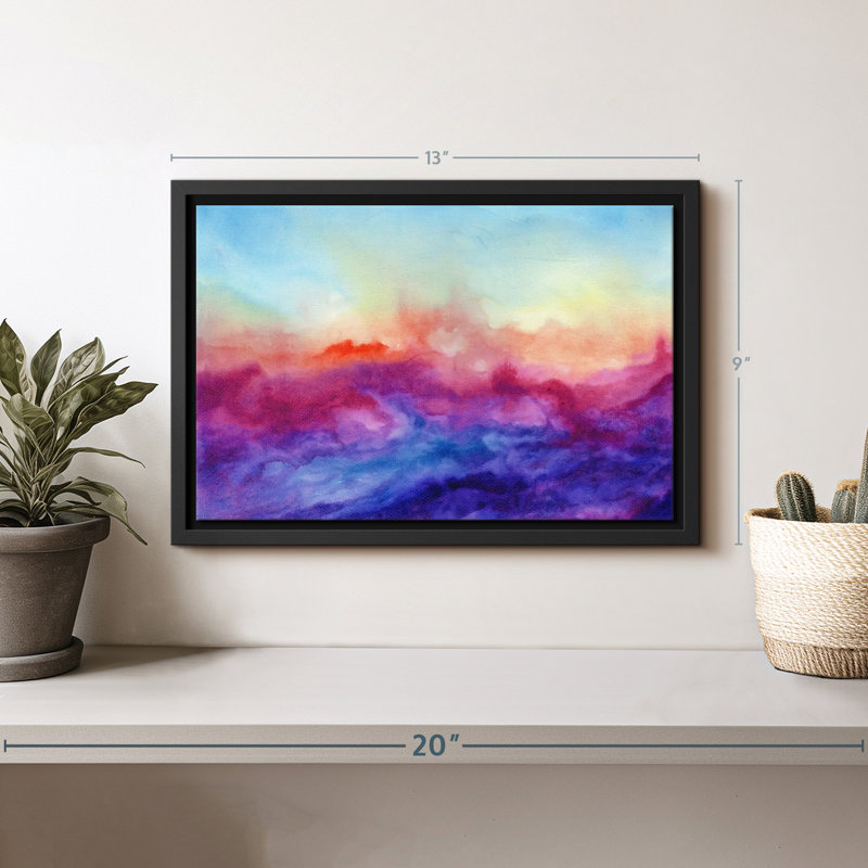 Abstrait «Arpeggi Canvas Print», H 9 po x l 13 po