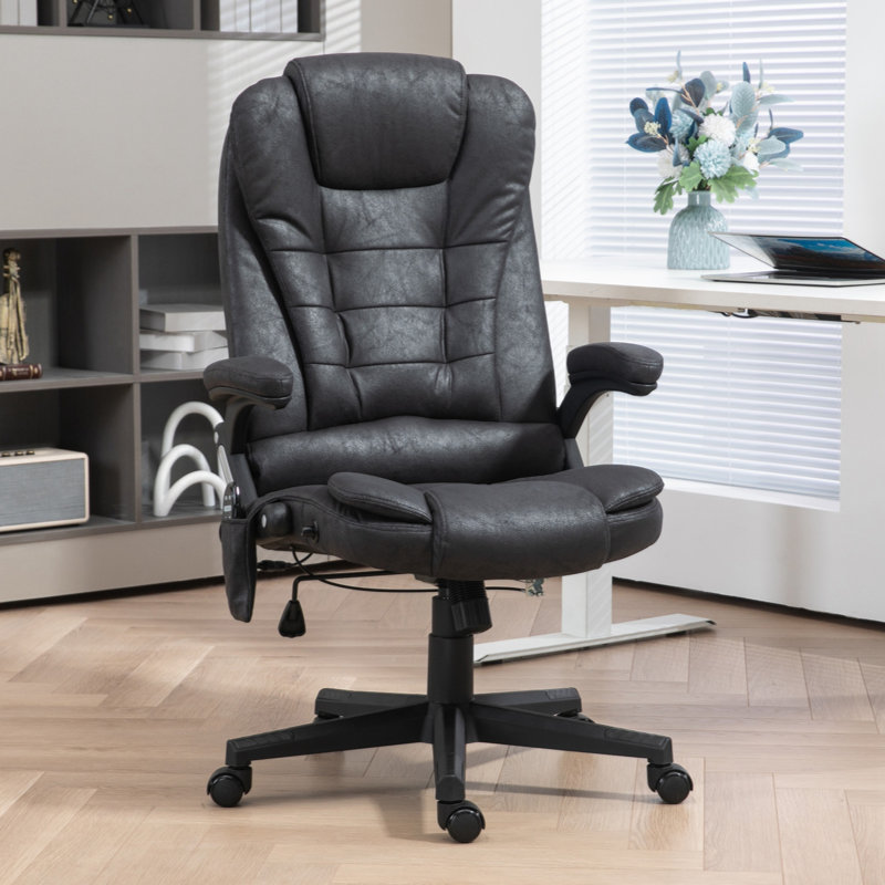 Milenija Office Chair, Black Microfiber
