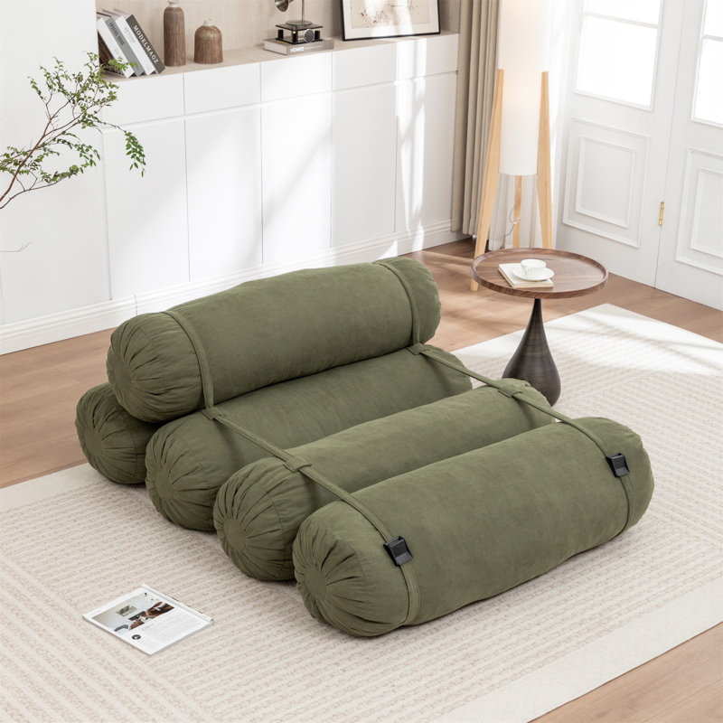 Adjustable Floor Sofa, Green