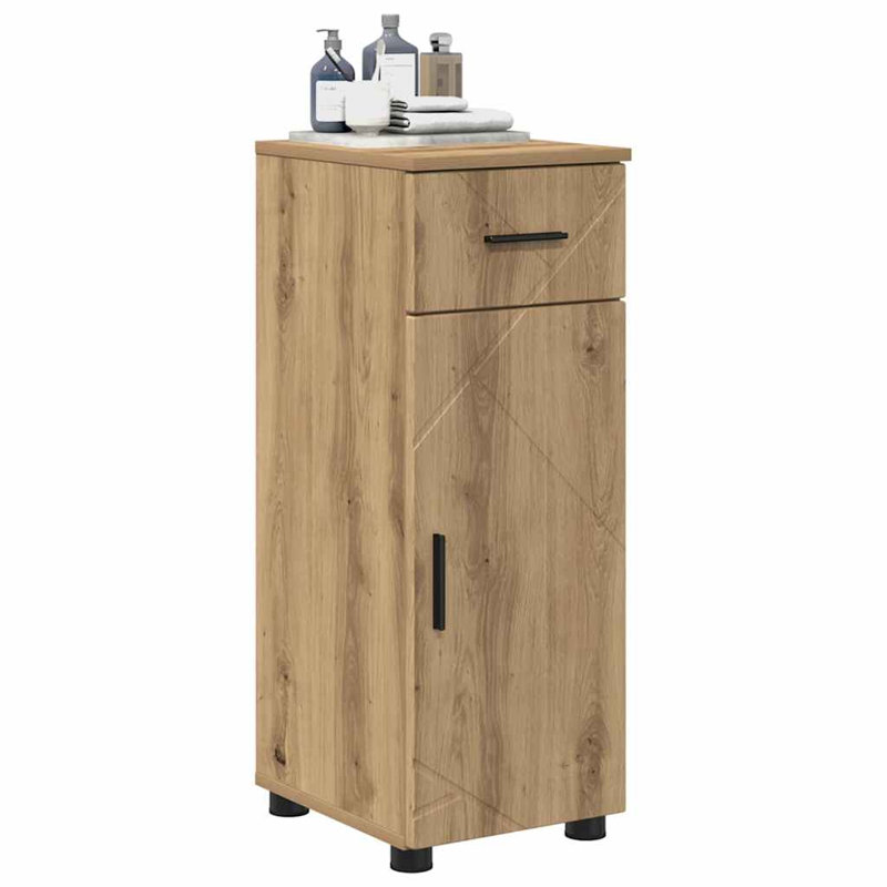 30cm Bathroom Vanity Base Only, Artisan Oak