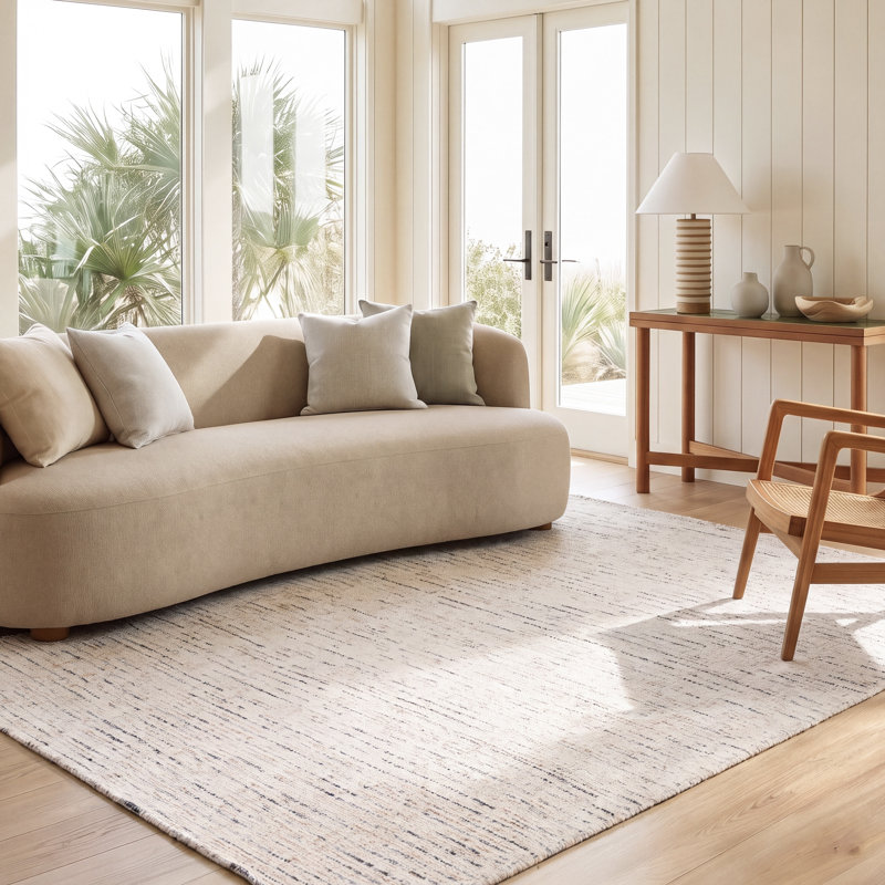 Tapis en laine touffeté à la main Vespera, Rectangle de 5 pi x 8 pi