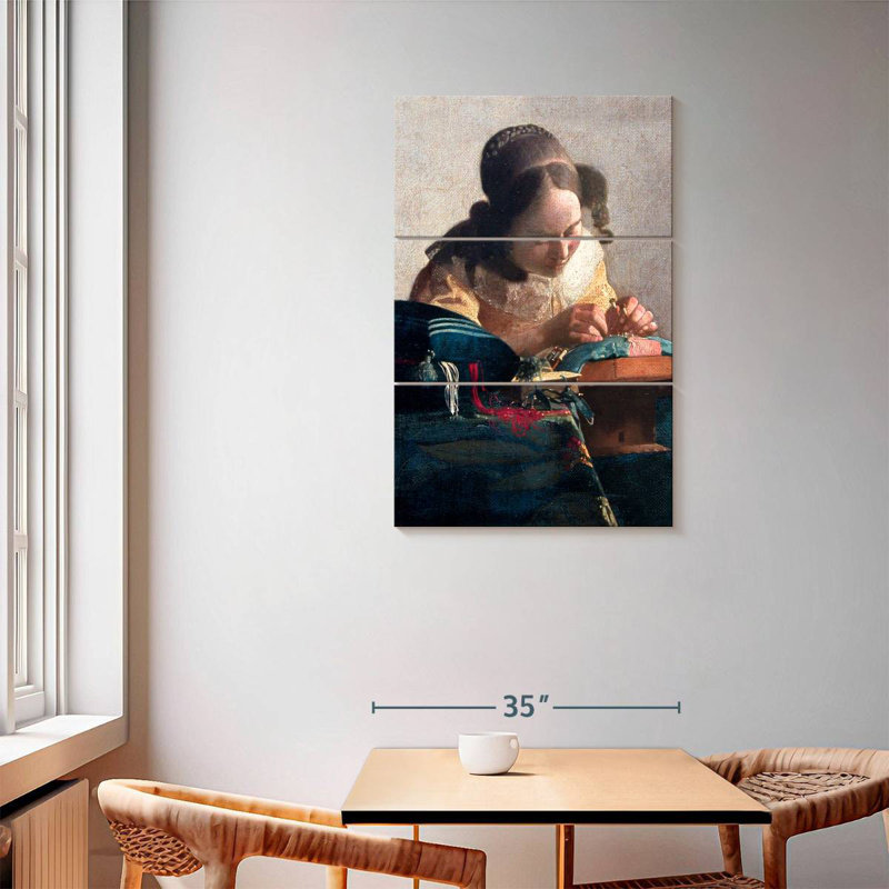 Leisha The Lacemaker, 57" H x 36" W