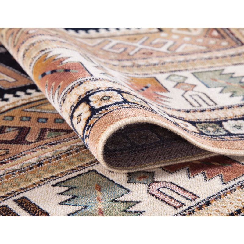 Ovid Moroccan Rust Area Rug, Rectangle 5'3" x 7'6"