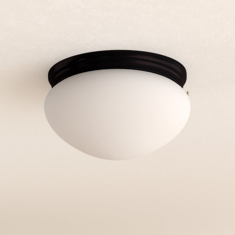 Plafonnier encastré simple en forme de bol à 2 lumières 9 po Carder