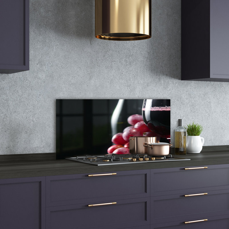 Lovonne 50cm W x 100cm L Glass Peel and Stick Panel