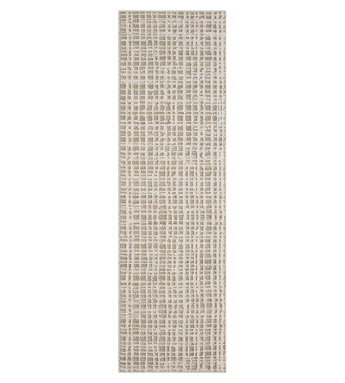 Burrosa Polypropylene Beige Indoor/Outdoor Rug