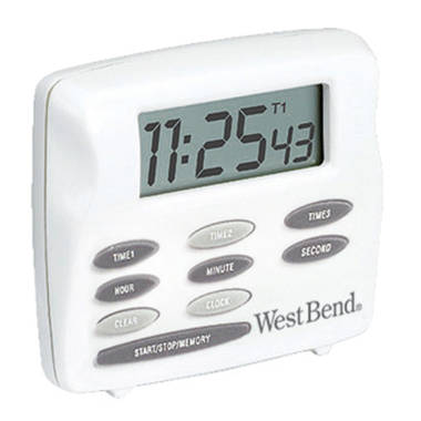 Genkent Digital Kitchen Timer For Cooking With Dual Countdown