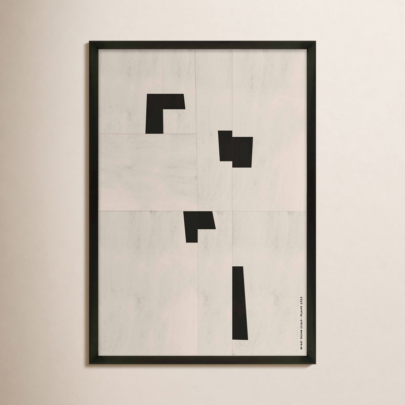 Scattered 1 Print by Romina Gadler, Black Paper Framed, 30" H x 21" W