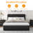 Upholstered Bed Frame with Headboard, Storage Drawers & Wooden Slats, No Box Spring Needed-1041660318-1041660304