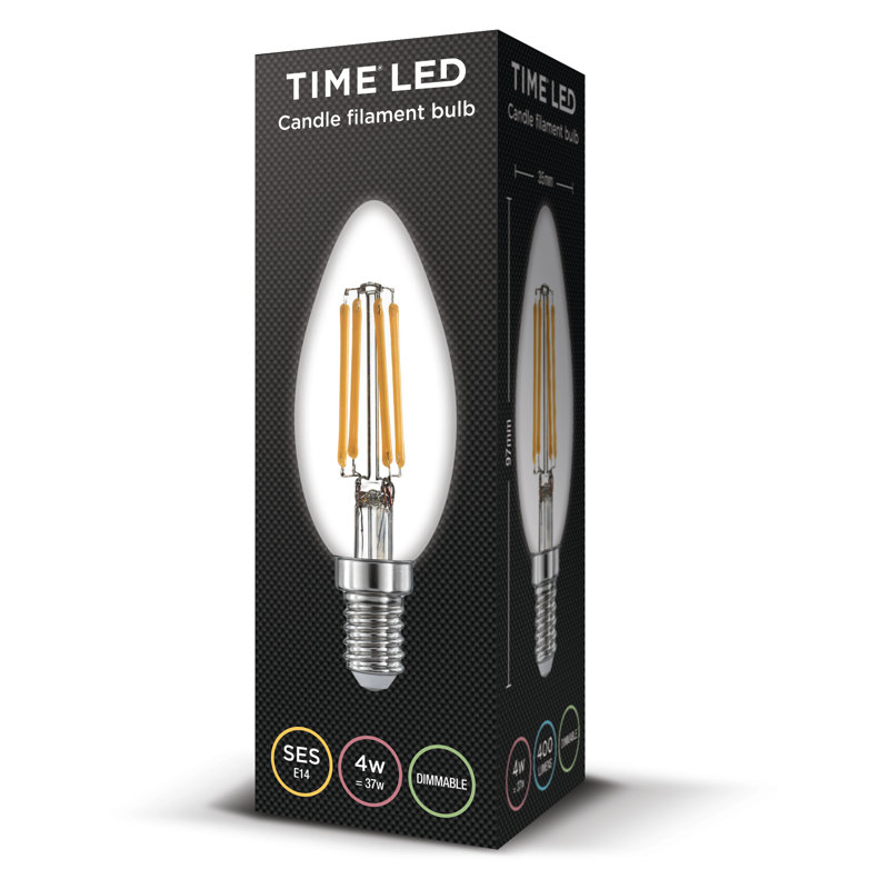 4W E14 Dimmable LED Candle Light Bulb