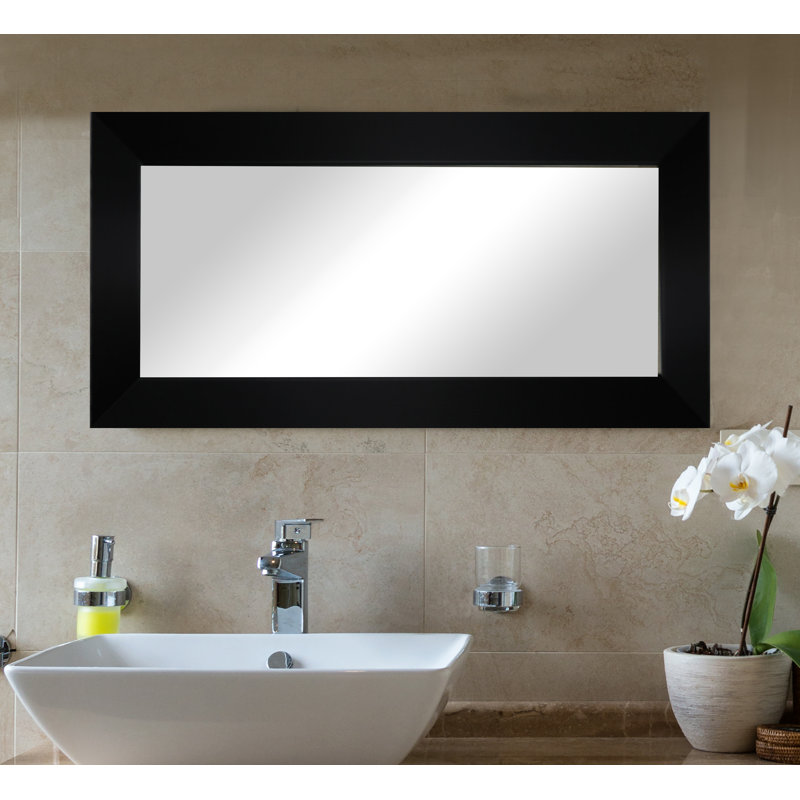 Mirror, Black, 33" x 24"