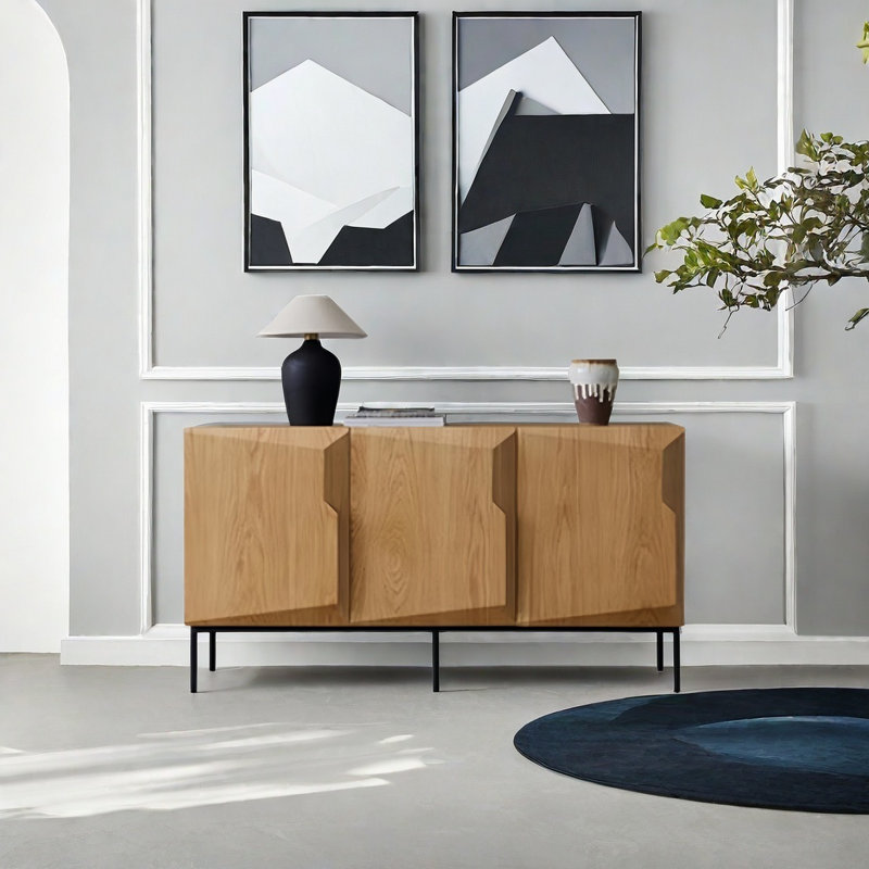 Buffet en bois massif Simplicity, Bois robuste