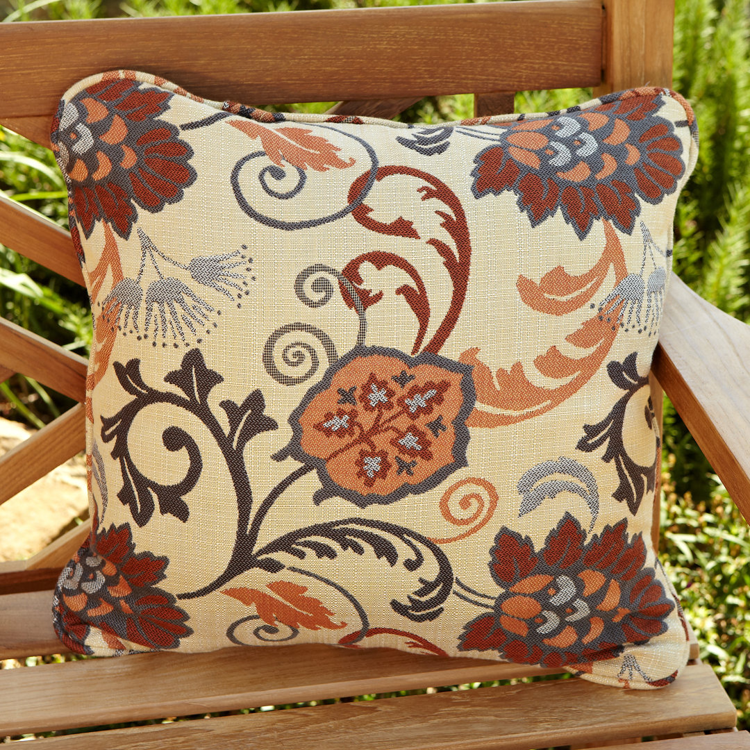 Bataan Indoor/Outdoor Sunbrella Throw Pillow (Set of 2) Darby Home Co