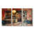 Toile naturelle avec cadre flottant