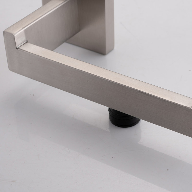 Ensemble de 4 pièces de quincaillerie de salle de bain en acier inoxydable avec quincaillerie de fixation, Nickel brossé