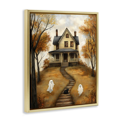 Cadre flottant Cozy Halloween House, design Creative Studio