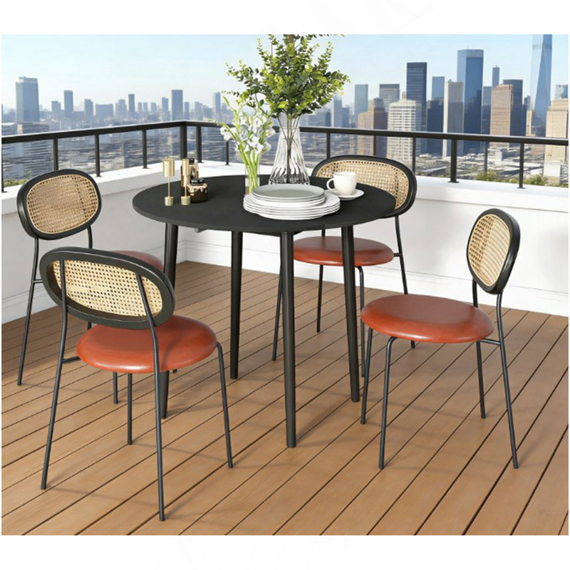Table de salle à manger ronde, pliante, pour petits espaces