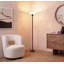 Lampe sur pied DEL industrielle noire à 3 intensités 72 po Sky Dome-1728502423-1728502420