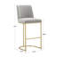 Upholstered Counter Stool with Metal Frame-70133972-70133973