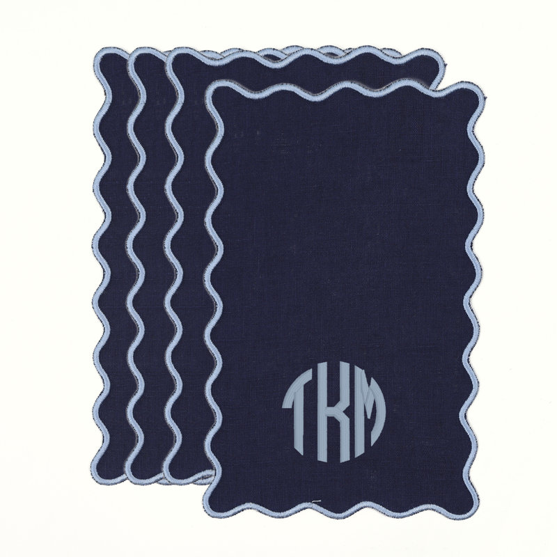 The Vivienne Rectangle Cocktail Napkins