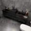 Ensemble de meuble-lavabo double mural Golitz-65239721